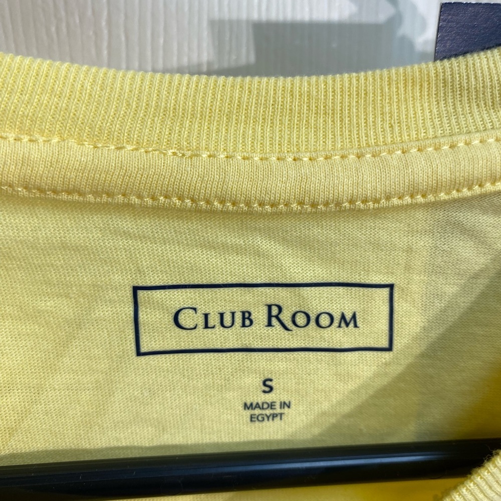 NWT Club Room Yellow Tshirt - Picture 3 of 5